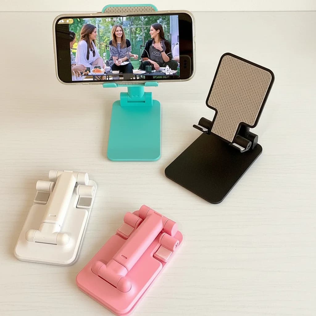 Foldable portable table support for tablet, portable table support for pad, lazy bracket for desk shooting, live video streaming