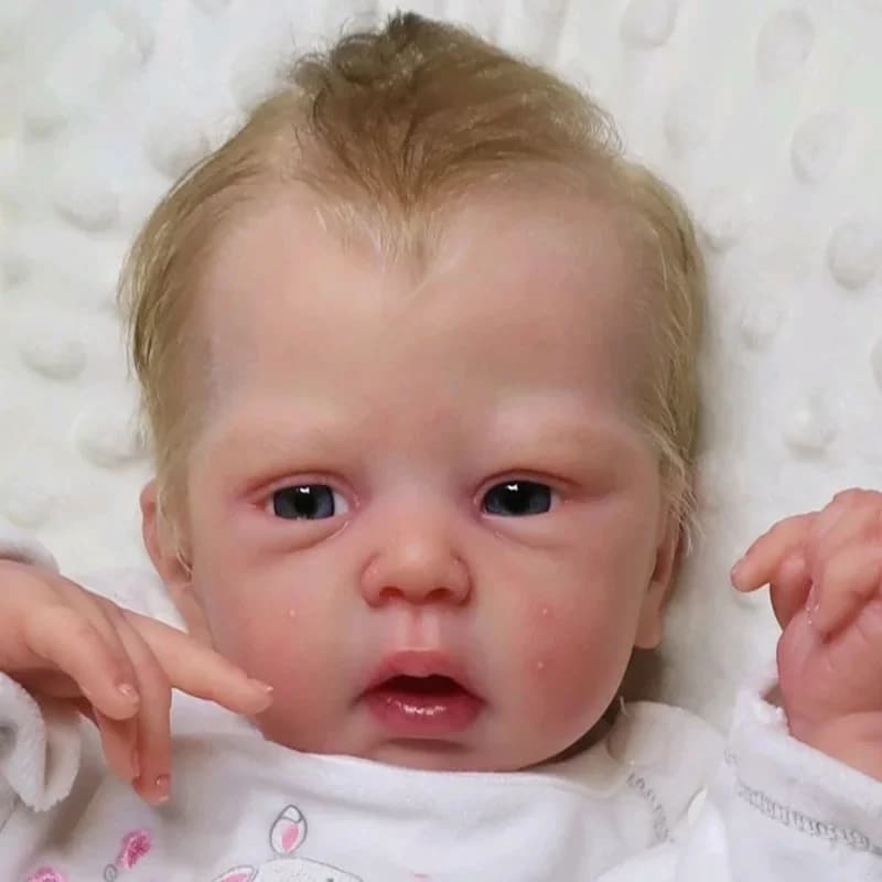 Kit bambola Reborn da 18 pollici Mindy Sweet Baby bambola banca fai da te parti bambola non finita