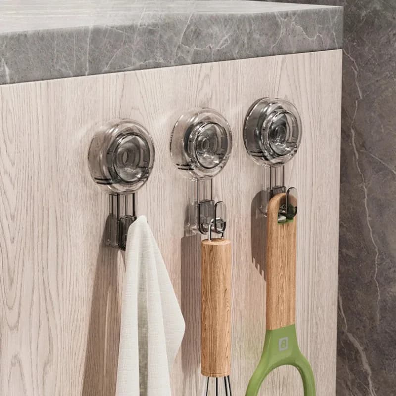 Ganci a ventosa con forte potenza di aspirazione, senza tracce, senza foratura, adesivi per casa, bagno, cucina, retroporta e zona WC