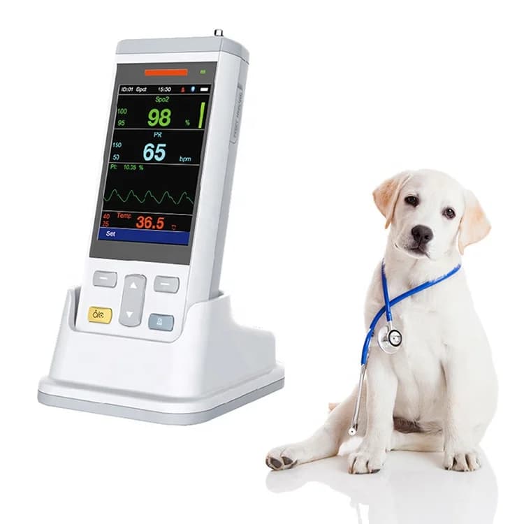 Veterinary Oximeter for Rechargeable Portable Pet Diagnosis for Clinical Pet Diagnosis