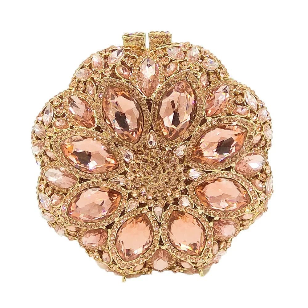 Borse da sera in cristallo di diamante colorato di lusso alla moda per borse da donna per feste da ballo all'ingrosso