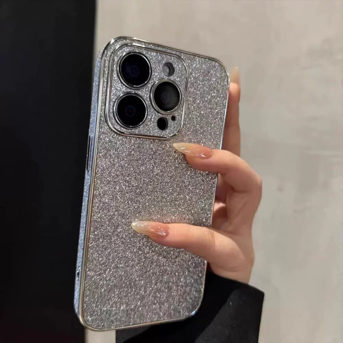 Luxury Bling Glitter Starry Sky Metal Lens Ring Case For iPhone 16E 16 15 Plus 14 13 12 11 Pro X XR XS MAX Shockproof Soft Cover