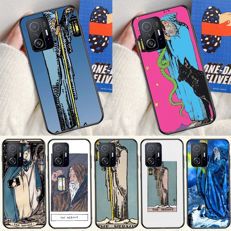 Carta dei tarocchi L'ermita Custodia per Xiaomi 15 Ultra 13 14 11T 12T 13T 14T Pro POCO X7 Pro F5 F6 M6 X3 X5 X6 Pro Coque