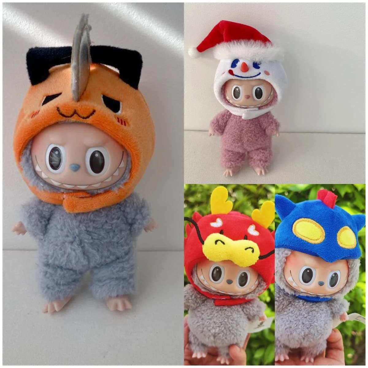 Labubu Cappello per cuffie Accessori per bambole in cotone Copricapo Vestiti per bambole Ido Regalo carino fai da te