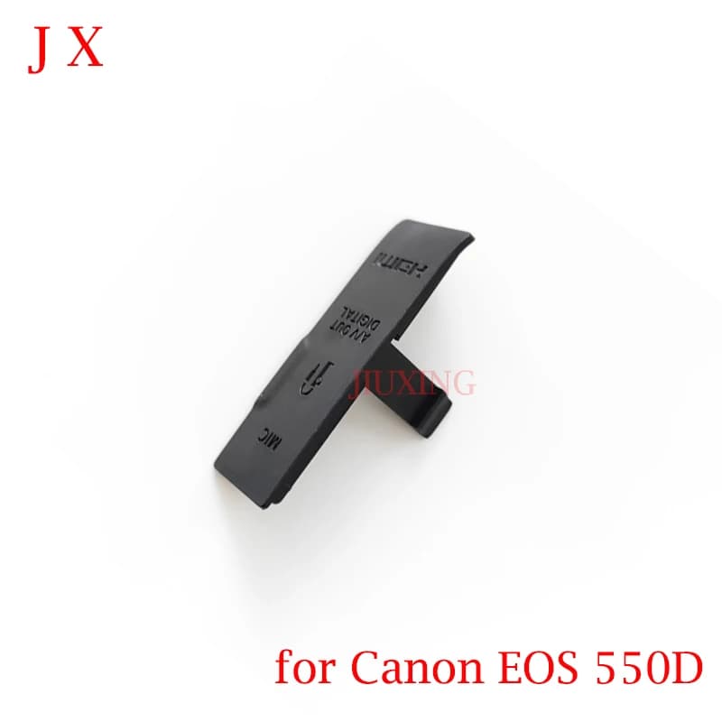Tappo di interfaccia laterale di ricambio da 1 pezzo USB / OUT AV / HDMI / MIC Coperchio in gomma per parte di riparazione della fotocamera digitale Canon EOS 550D