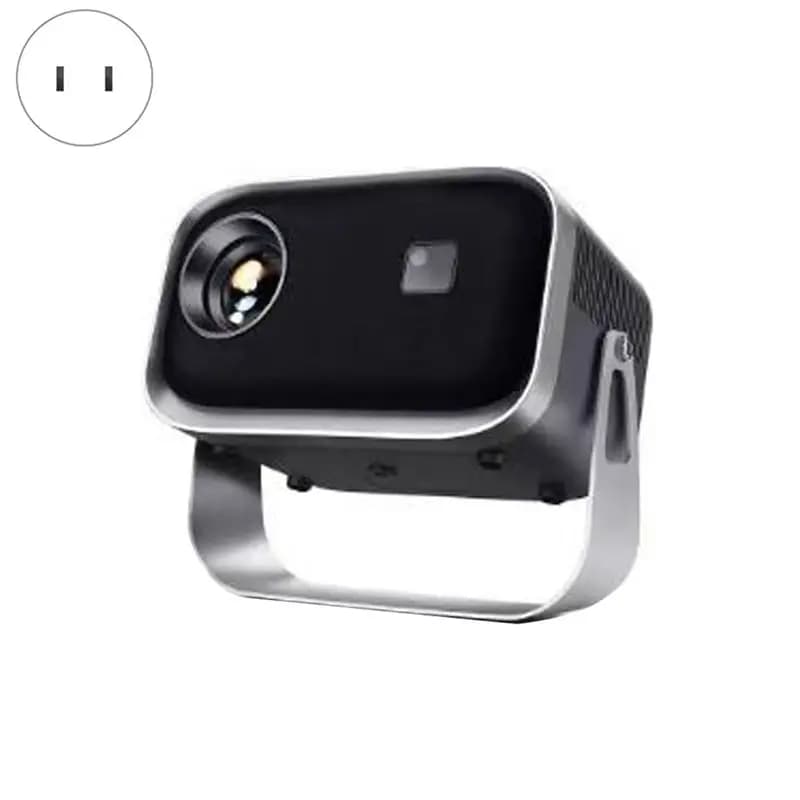 ABNM Mini Wifi Projector With Bluetooth 1080P Electric Focus Home Theater Portable Projector 360°Adjustable Stand Durable US Plu