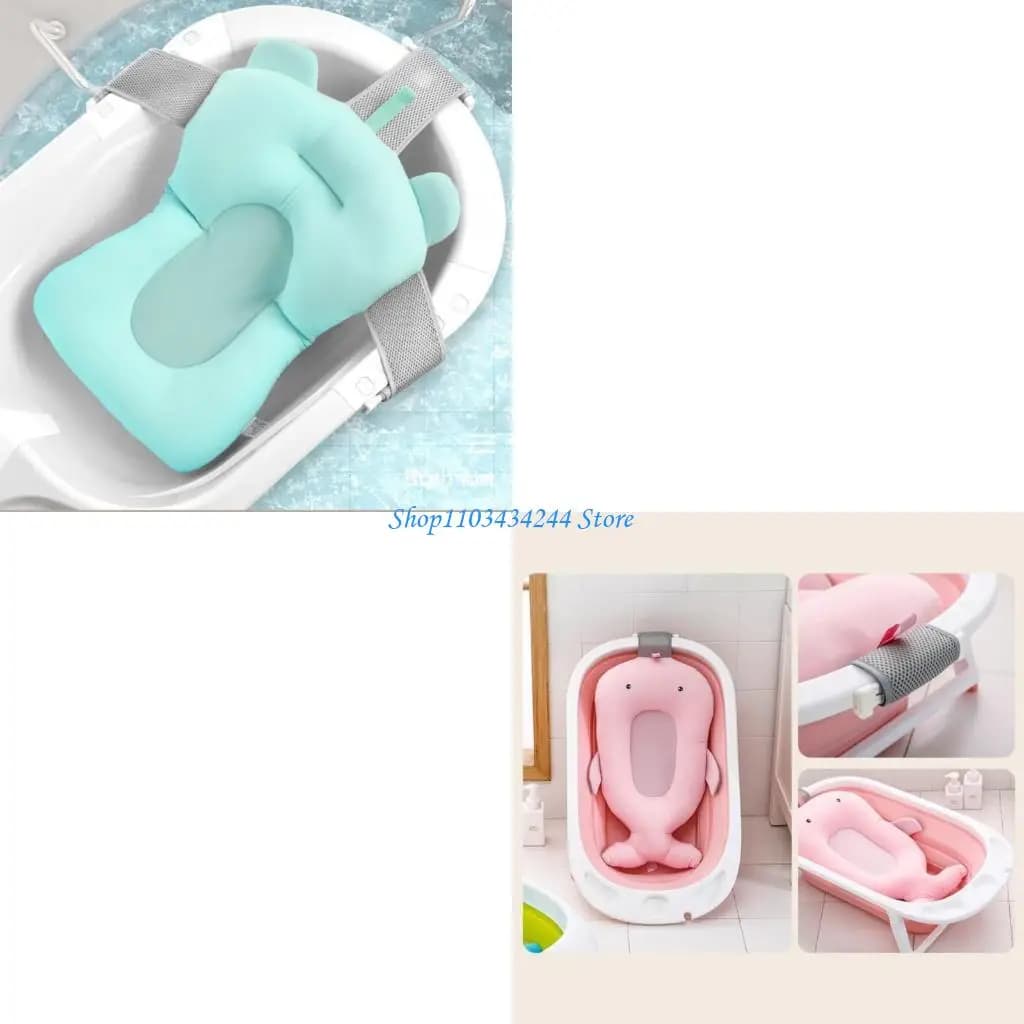 Tappetino da bagno per neonati Cuscino da bagno per bambini Tappetino da bagno galleggiante unisex per neonati Tappetino da per