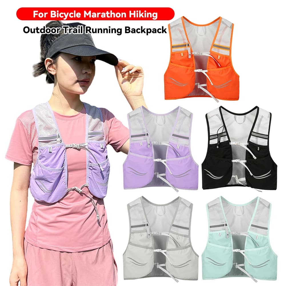 Breathable Ultralight Hydrating vest for Race, Functional vest for Men and Women, Ideal for Bikes, Marathon, Hiking