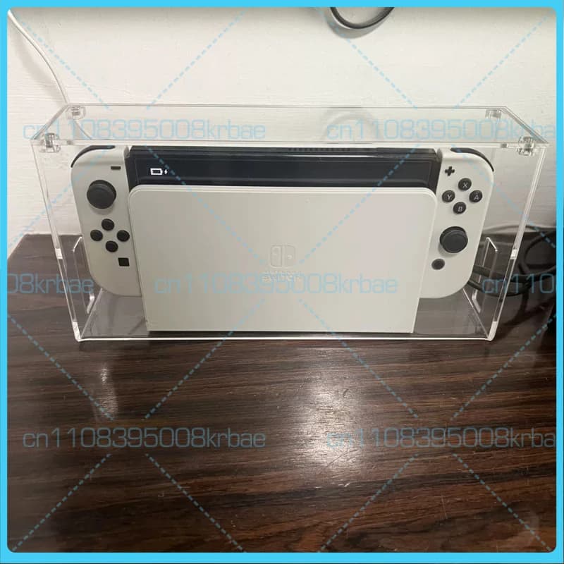 Custodia Protettiva in Acrilico per Nintendo Switch OLED, Cover Antipolvere per Dock e Display