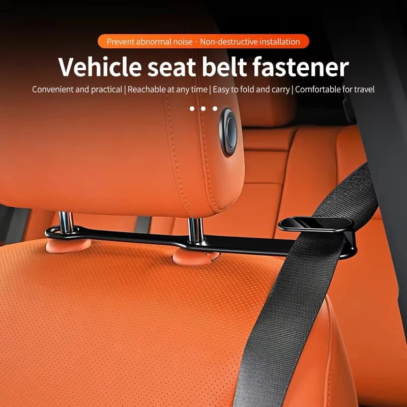 2Pack Car Seatbelt Adjuster Convenient Practical Install Remove Comfortable Driving Interior Decor Decoration Not Safety Device