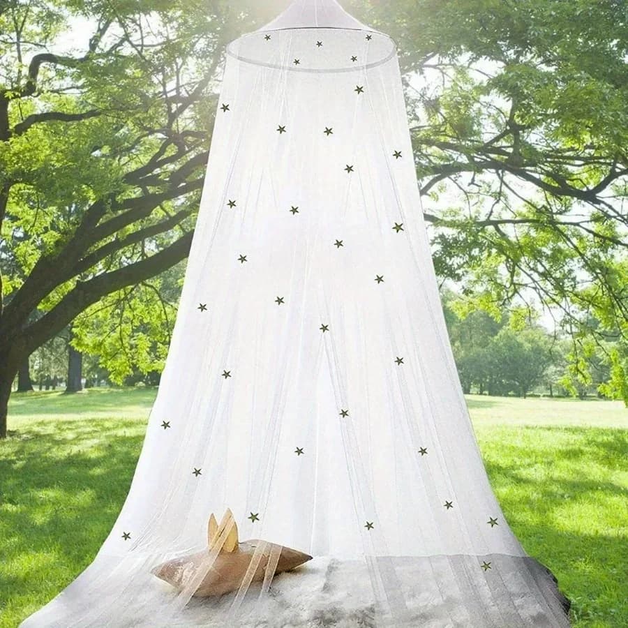 Alette Zanzariera Per Bambini Letto Stella Luce Notturna Zanzariere Zanzariera Tenda Camera Da Letto Per Bambini Letto Forniture Tessili Per La Casa