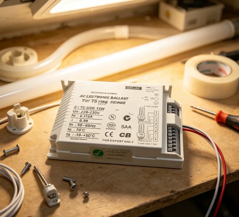 AC220-230V YZ-213EAA T5-C Fluorescent Lamp Ballast 55W Power Supply For T5 Circular Ring Light Repair