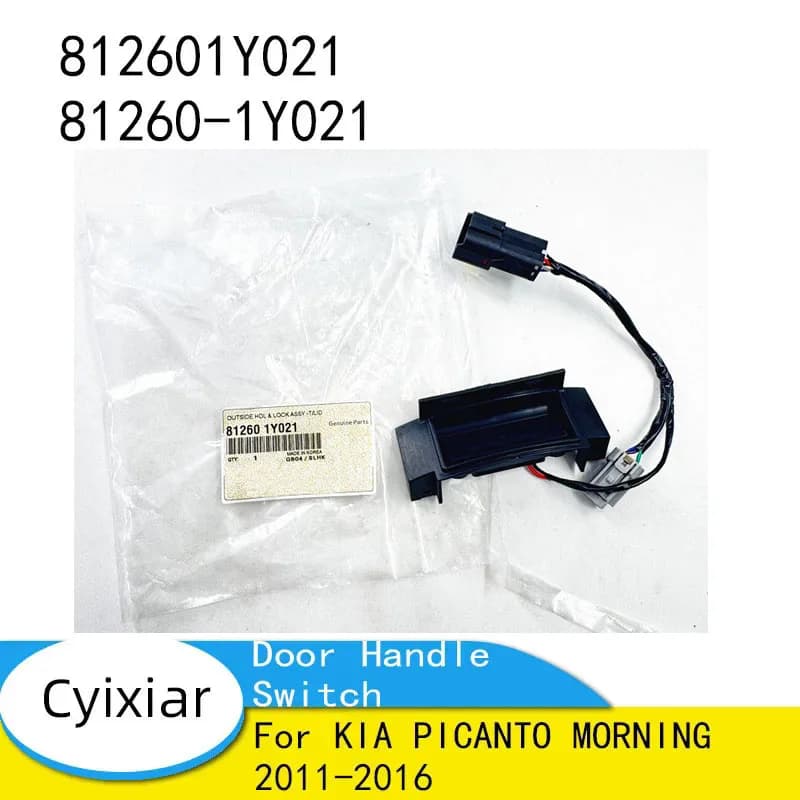 1 PZ 812601Y021 81260-1Y021 Brand New Portellone Esterno Maniglia Della Porta Interruttore Assy per KIA PICANTO MORNING 2011-2016