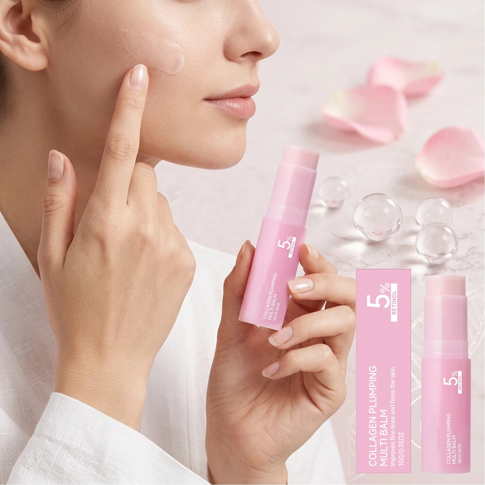 Multi-Function 5% Retinol and Collagen, All-in-One Hydrating for a Bright and Elasticized Skin, Anti-Wrinkles