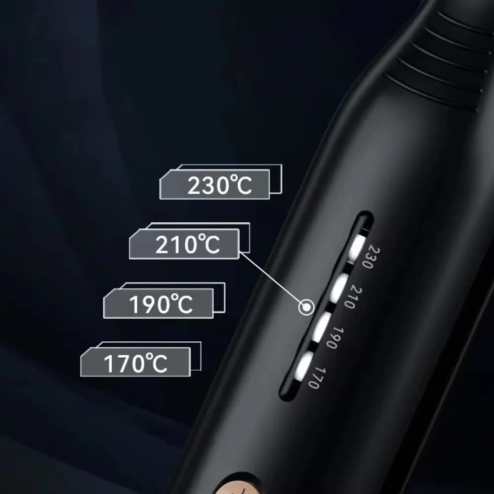 Piastra per Capelli Professionale da Viaggio, per Capelli Corti, Strumento di Styling e Arricciatura, Piccola Piastra in Ceramica per Acconciature
