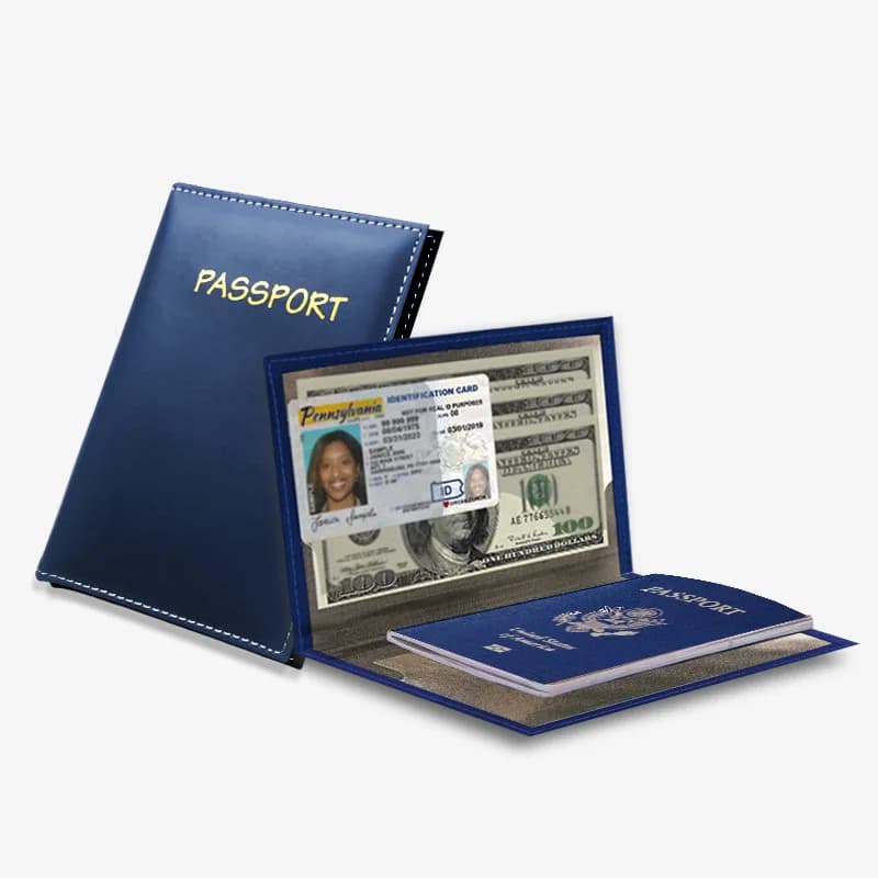 Porta Passaporto Ultra Sottile in Pelle PU, Portafoglio da Viaggio, Custodia per Passaporto da Donna, Accessori da Viaggio, Protezione Documenti