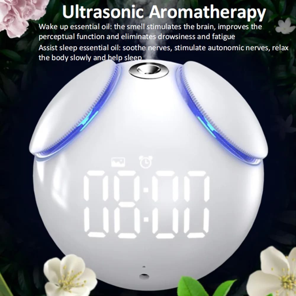 Macchina per il rumore bianco Macchina per il suono del sonno Diffusore per aromaterapia Strumento per il sonno del rumore bianco con luce ambientale a LED multifunzione