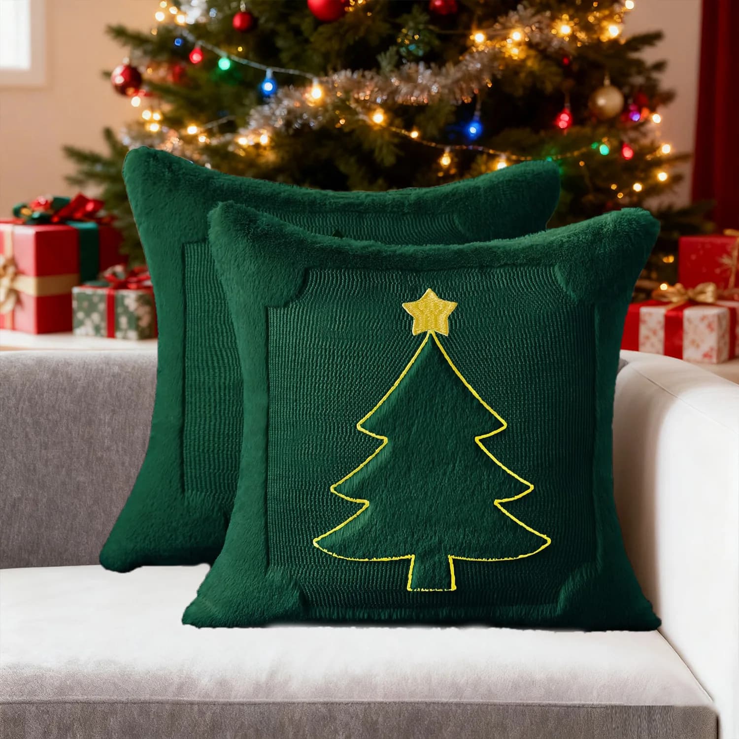 Fodere per cuscini natalizi Cuscini di zucca autunnale Fodere per cuscini decorativi in morbida pelliccia sintetica per divano divano letto portico 45x45