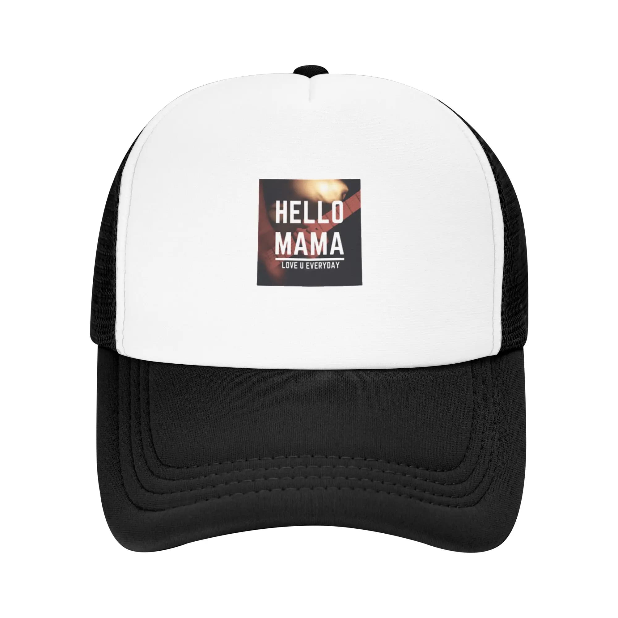 Fashion Hello mama happy mothers dayBest Selling Mesh baseball cap Maintains Shape After Long Wear Hat Women's