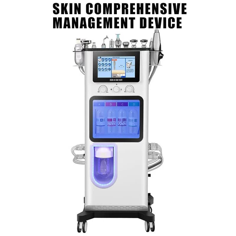 Skin management device with large bubbles for deep cleansing, moisturizing, whitening and beauty salons