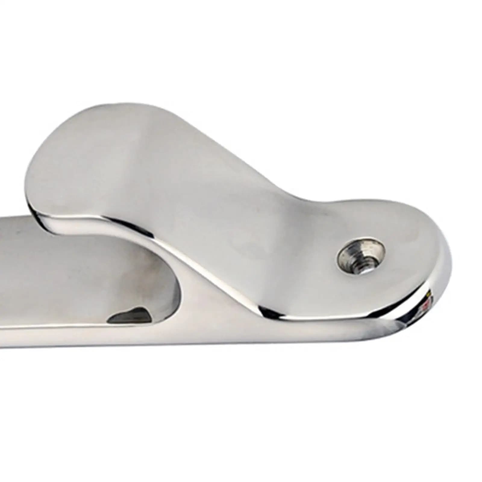 Polished Stainless Steel Rope Guide Line Cleat 4 Inch Fairlead Chock Marine Hardware for Yacht Boat