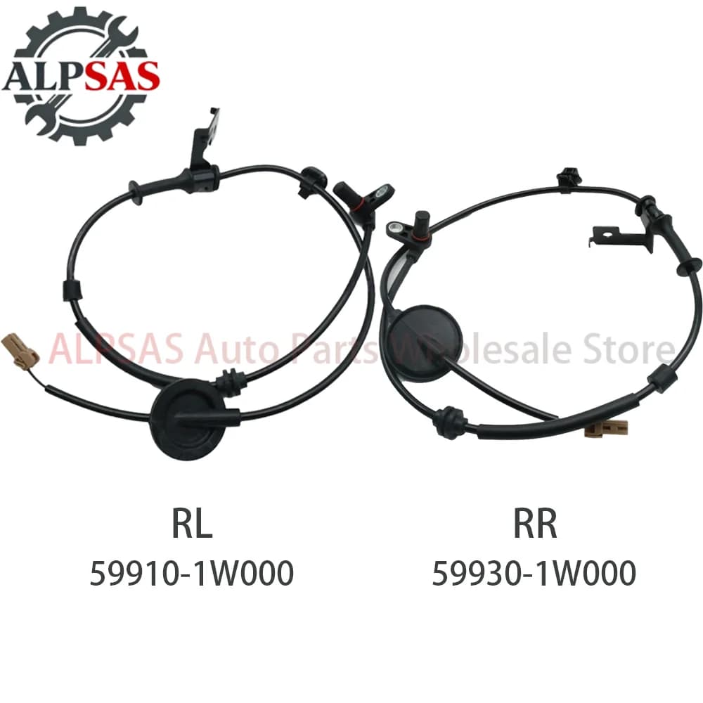 59930-1W000 59910-1W000 Sensore di velocità della ruota ABS posteriore sinistro/destro per Kia Rio 2012-2017 L4 1.6L Accessori a 4 porte Parti Brand New