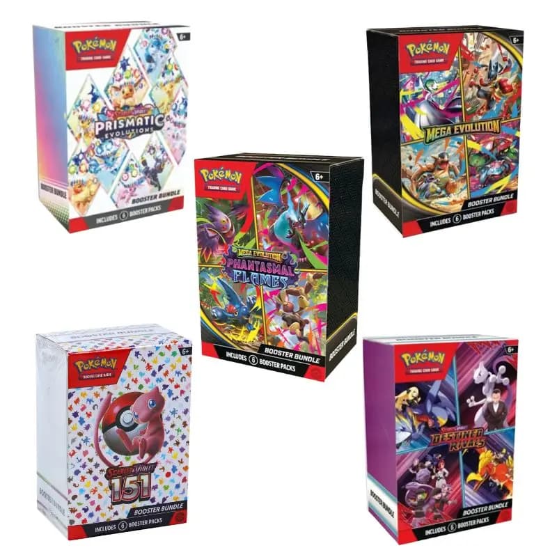 Pokemon Card v10 Booster bundle Destined Rivals Prismatic Evolutions Scarlet Violet 151 English ME02 Booster Cards Gifts--