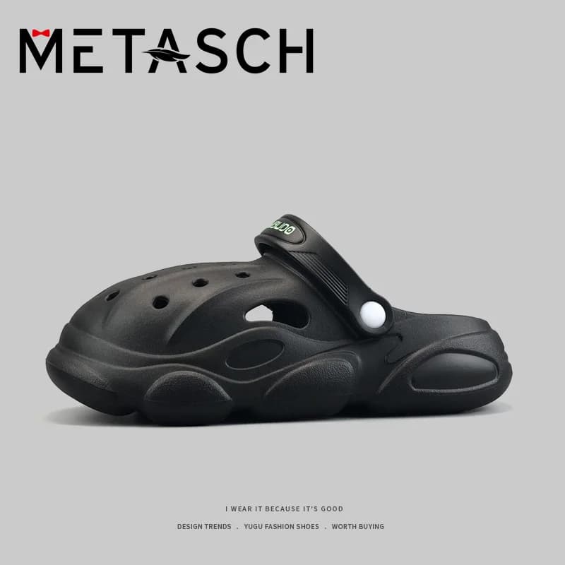 Nuovo!!! Pantofole da uomo METASCH moda estate casa bagno antiscivolo suola spessa resistente all'usura tendenza pantofole fresche scarpe da uomo