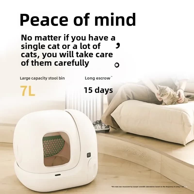 Lettiera per gatti automatica XL MAX2 pala per toilette elettrica intelligente per gatti merda deodorante chiuso per gatti