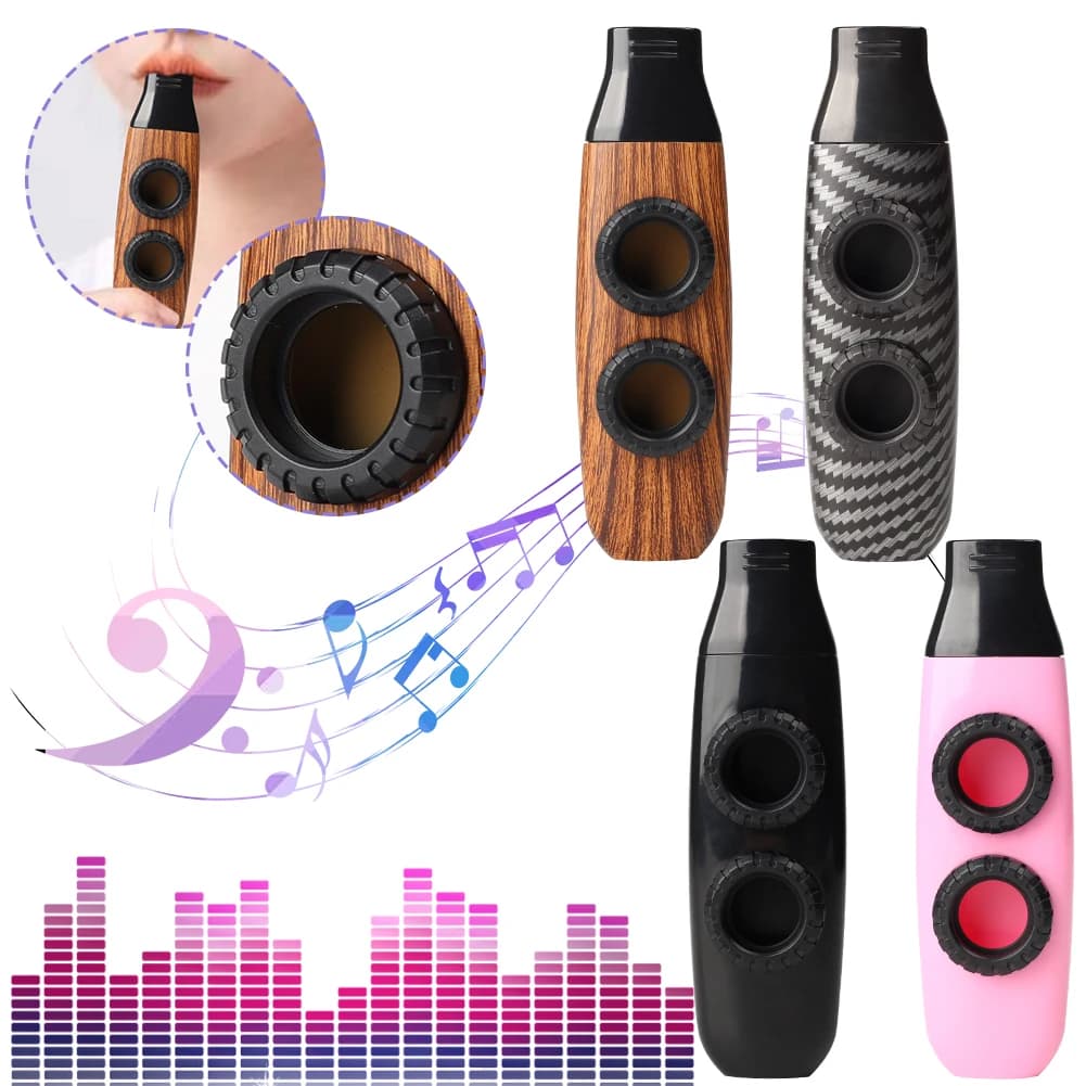 Kazoo Piccolo, Strumento Musicale Portatile Semplice, Professionale per Accompagnamento Ukulele e Chitarra