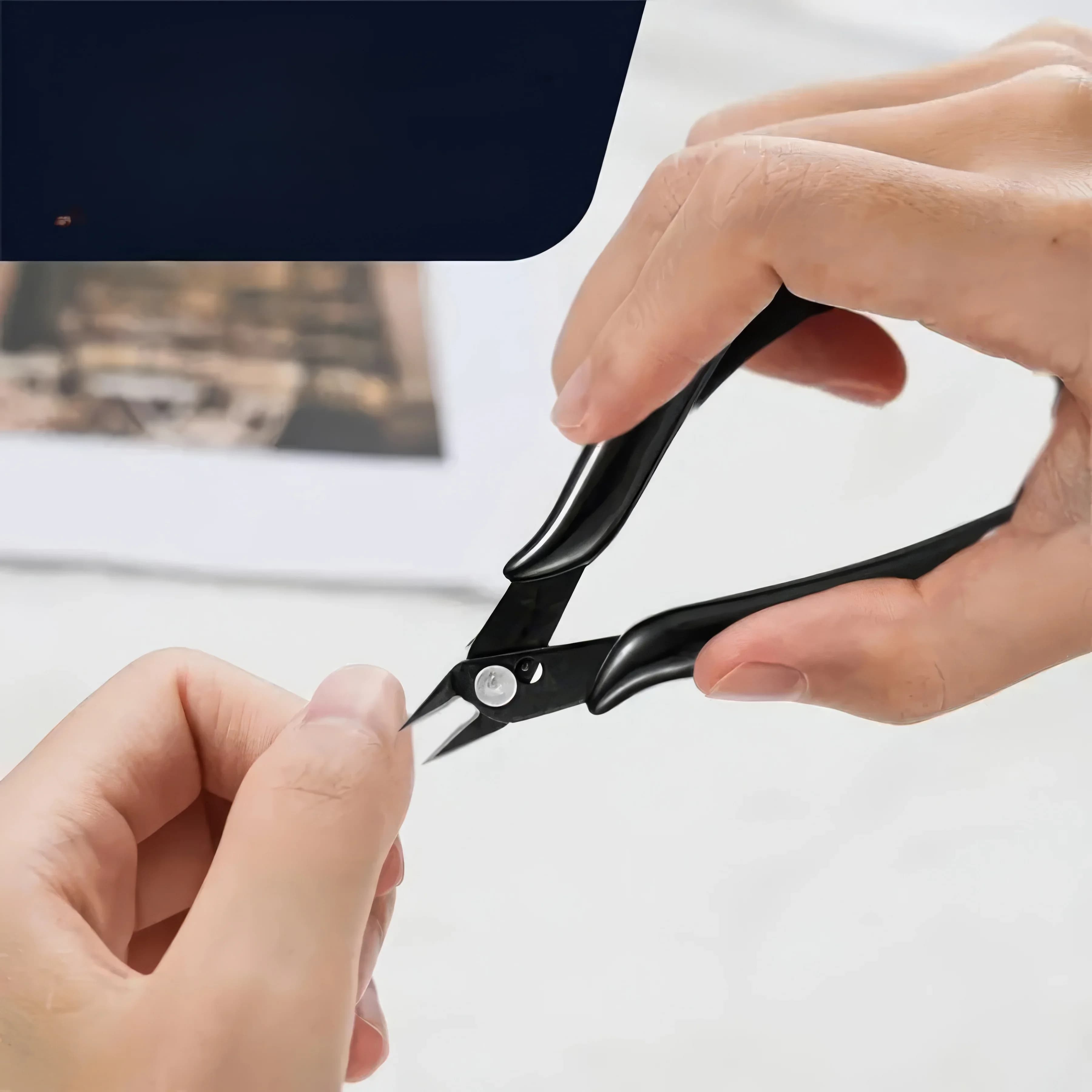 Precision Tie, Micro Tronchesino Wire, Small Side Cutting Grips for Jewelry Creation - 1 pc
