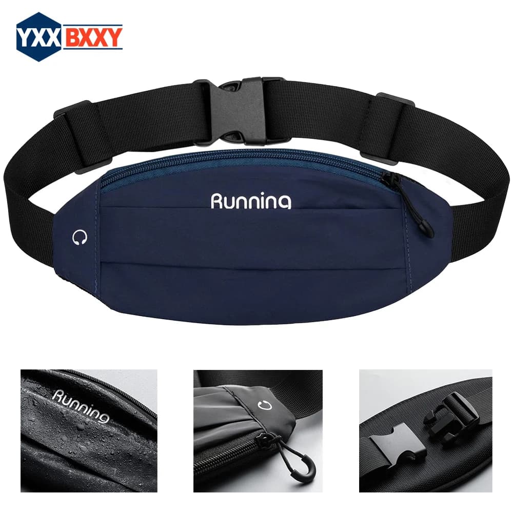 1PCS Fanny Pack For Men Running Pouch Belt,Phone Holder Waist Pack Sport Hiking Walking Traveling