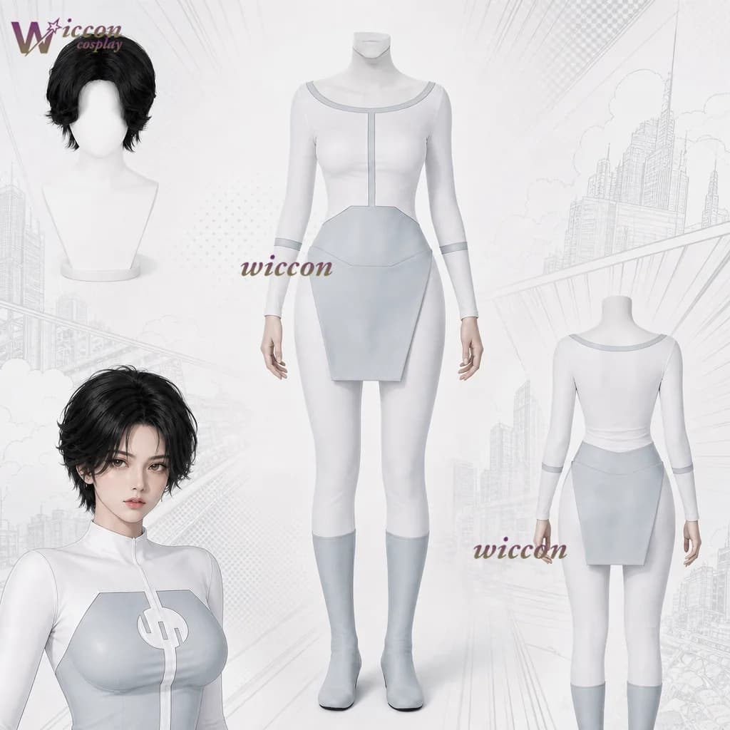YesOk Anissa Jumpsuit Wig Subject 3 Invincible Cosplay Costumes Viltrumite Uniform Women Jumpsuit Halloween Super Hero