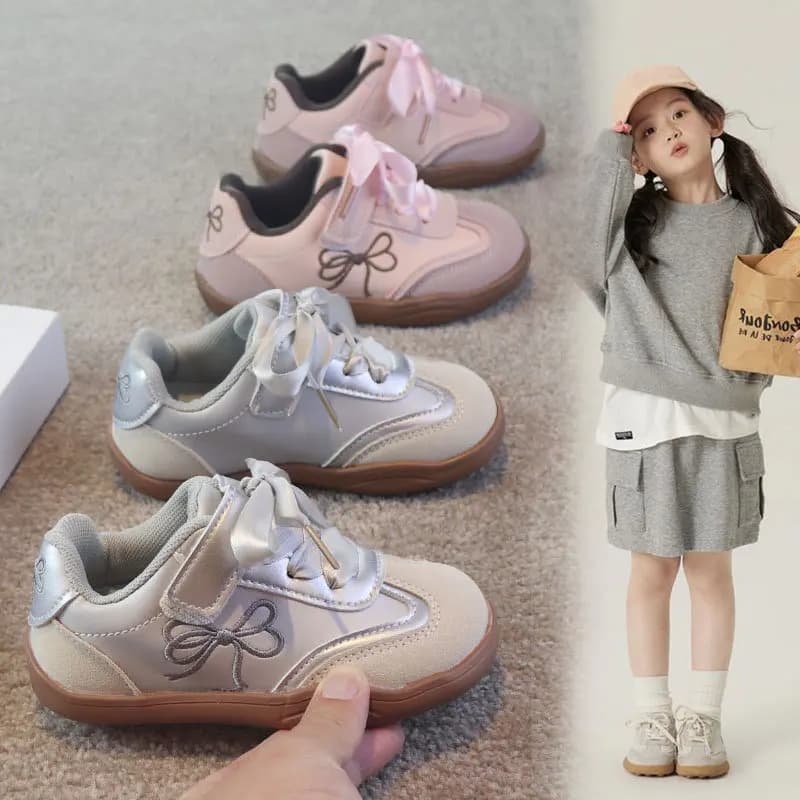 Scarpe da Skate per Bambini, Modelli Casual Dorati, Scarpe da Allenamento Morbide per Ragazzi e Ragazze, Sneakers per Bambini 2026