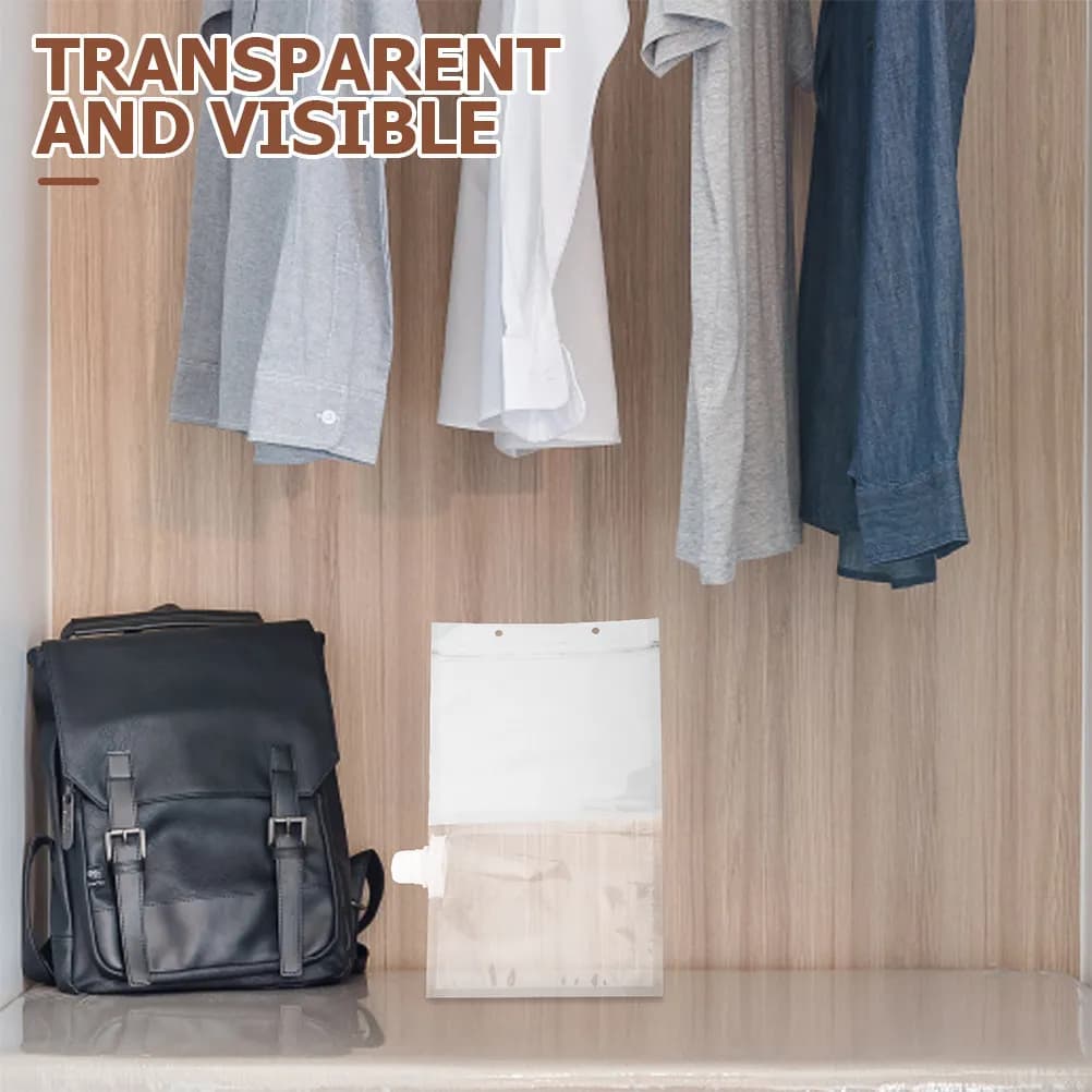20 Sacchetti Deumidificanti Riutilizzabili da Appendere per Armadi, Bagni, Seminterrati, Dormitori, Barche e Uso Domestico