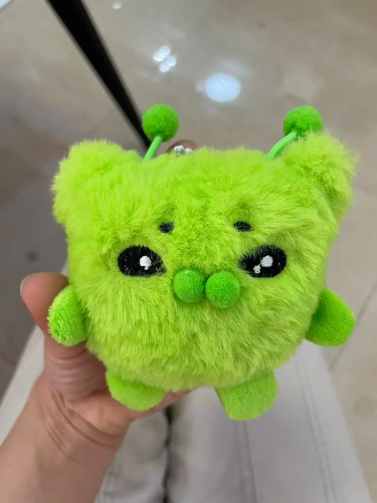 2026 Hot Green Hakimi Egg Boy Party Plush Doll Alien Cat Ugly Cute Doll Pendant Bag Hanging Gift