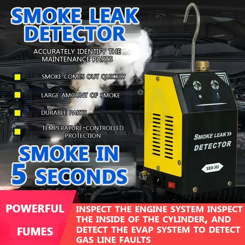 Tester per condutture automobilistiche Tester EVAP Rilevatore di perdite di fumo per auto Aspirazione motore Scarico Rilevatore di perdite automatico Macchina per prove di fumo