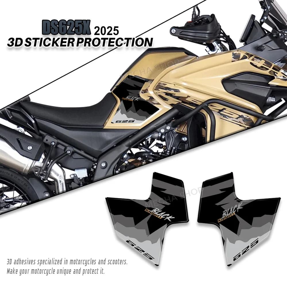 Moto 3D Adesivo In Resina kit di Protezione Per VOGE DS625X 2025 Adesivo 625DSX Accessori DSX625 Rilievo del Carro Armato