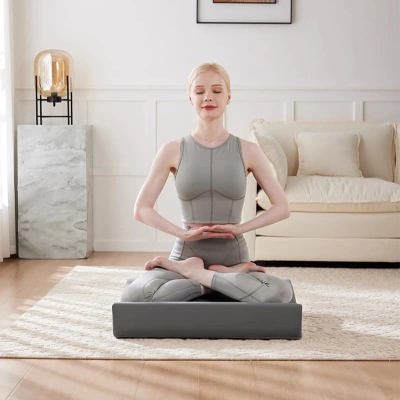 Cuscino da meditazione con fodera impermeabile, cuscino da pavimento Zafu per Yoga Zen, sedile rotondo ergonomico per la casa, supporto per il riempimento del grano saraceno