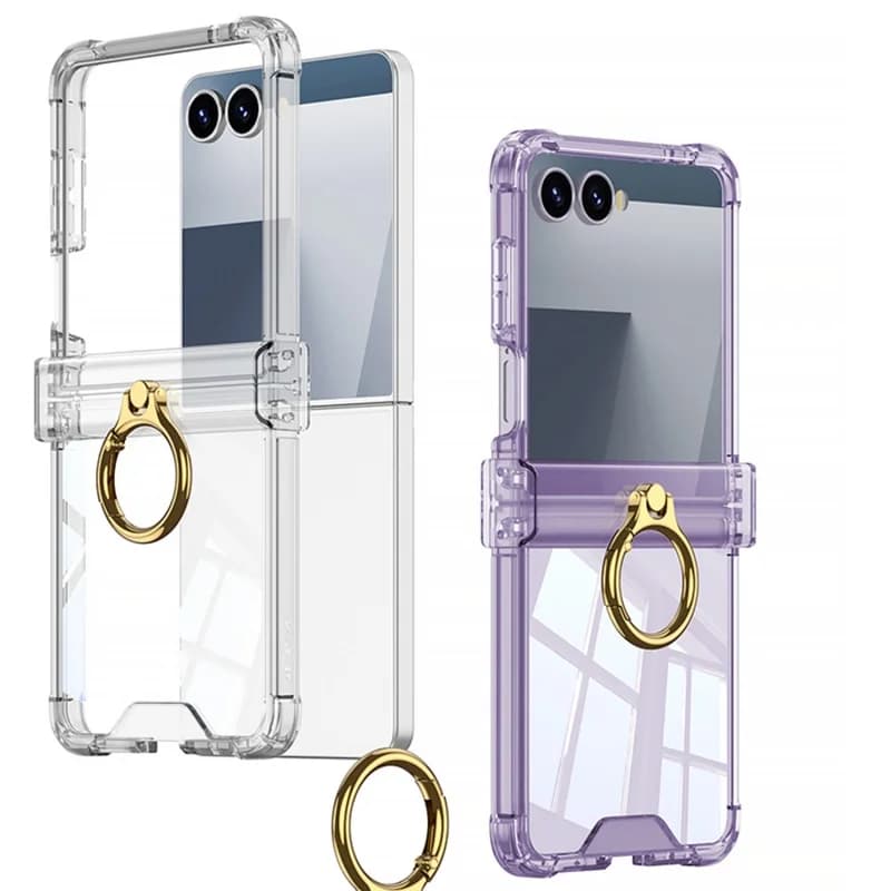 Samsung Galaxy Z Flip7 FEZ Flip 7 6 5 flip7 zflip6 Candy Clear Cover