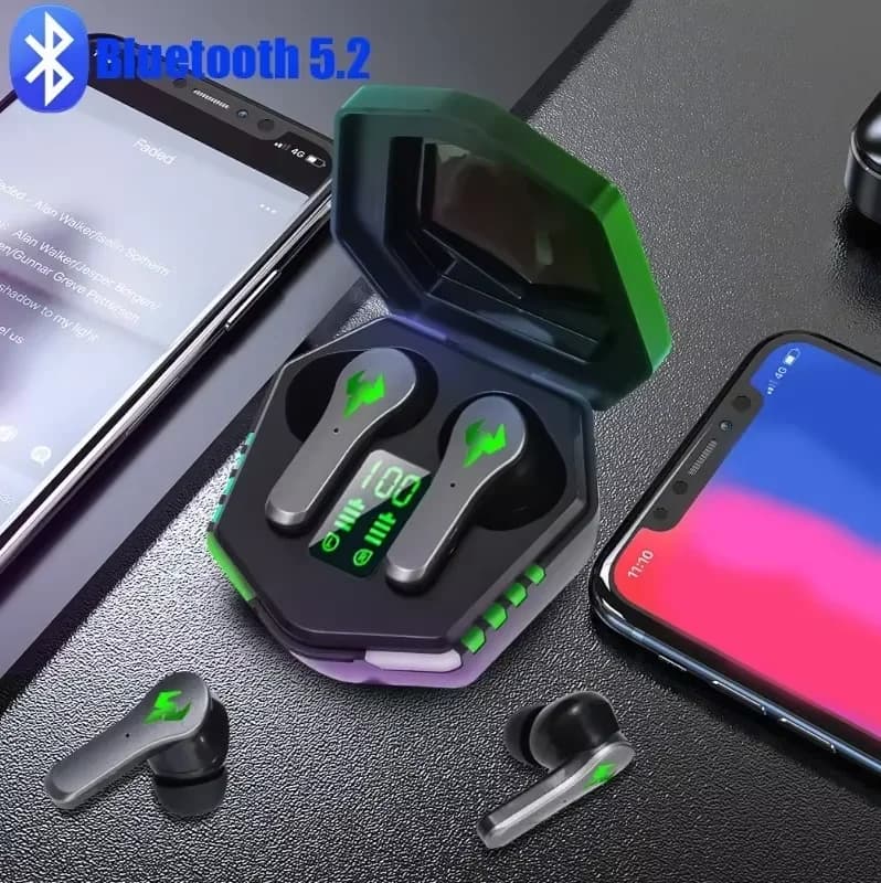 Auricolari da Gaming N35 TWS, Cuffie Wireless Touch Bluetooth, Batteria da 300mAh, Lunga Autonomia, Auricolari HIFI Impermeabili