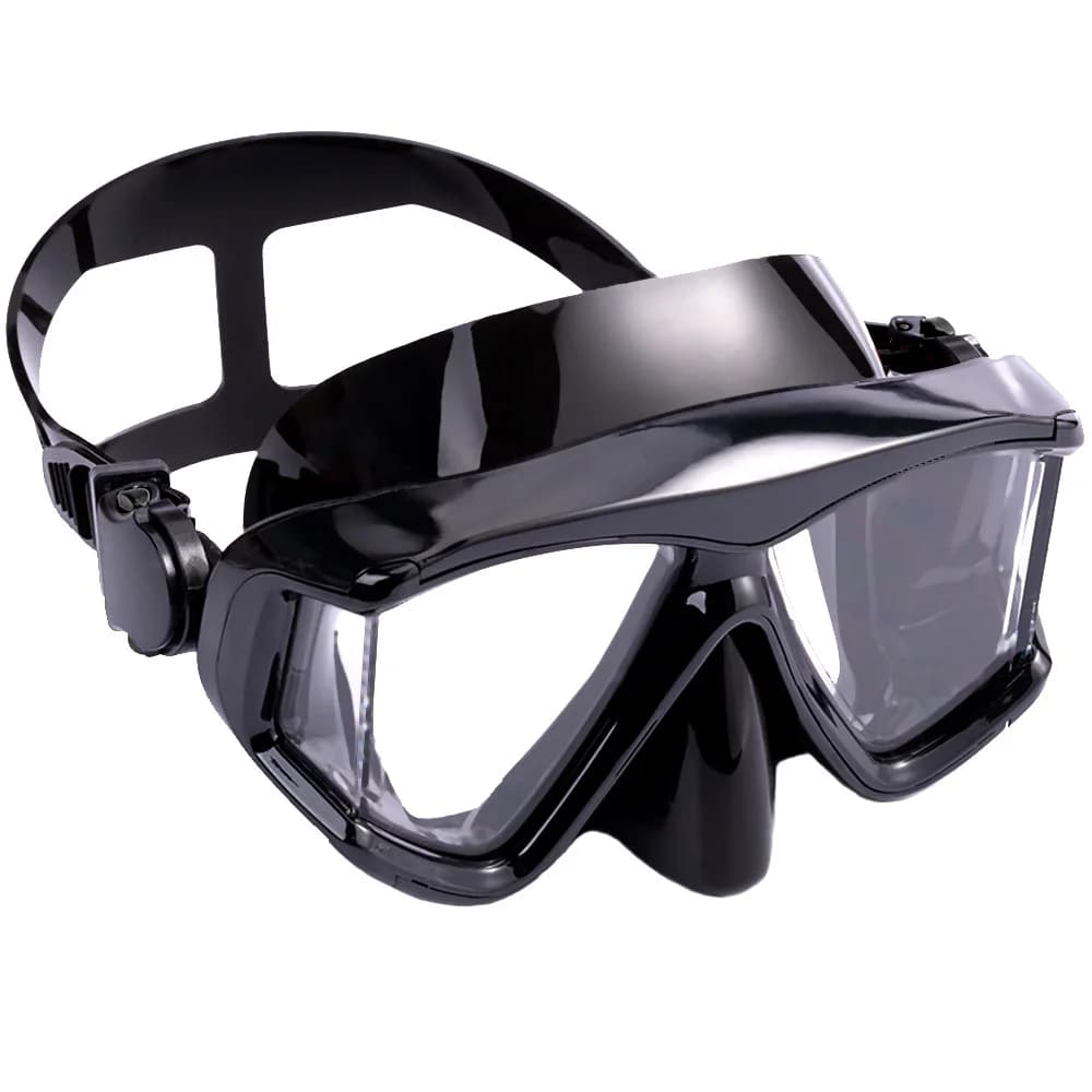 Snorkel Scuba Swim Goggles Scuba Skirt in Silicone 3 Windows Anti-sold Large HD panoramic view for young adults