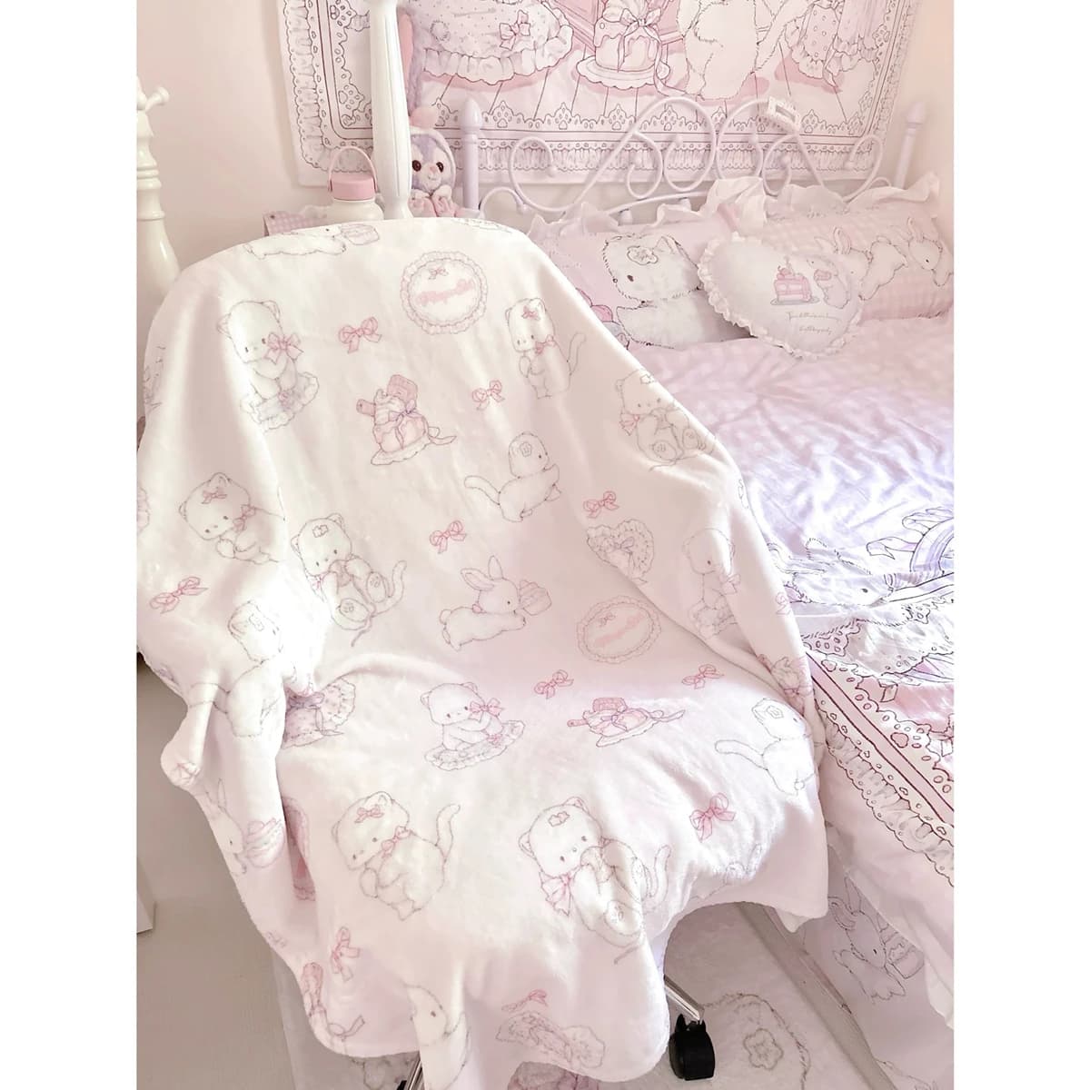 Coperta morbida indossabile scialle, caldo, ufficio, camera da letto, soggiorno, carino, inverno