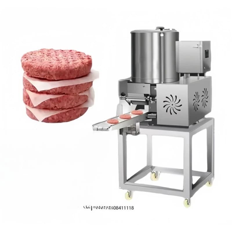 Macchina Automatica per la Lavorazione della Polpa di Carne, Anelli di Cipolla, Impasto, Friggere Pollo e Gamberetti, Pane, Tempura, Burger e Rivestimento in Croccante