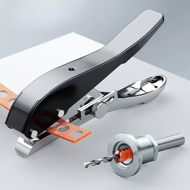 8 mm edge punching kit with limit drill tip Screw for carpentry Eye masking pliers for nails Open PVC card punching