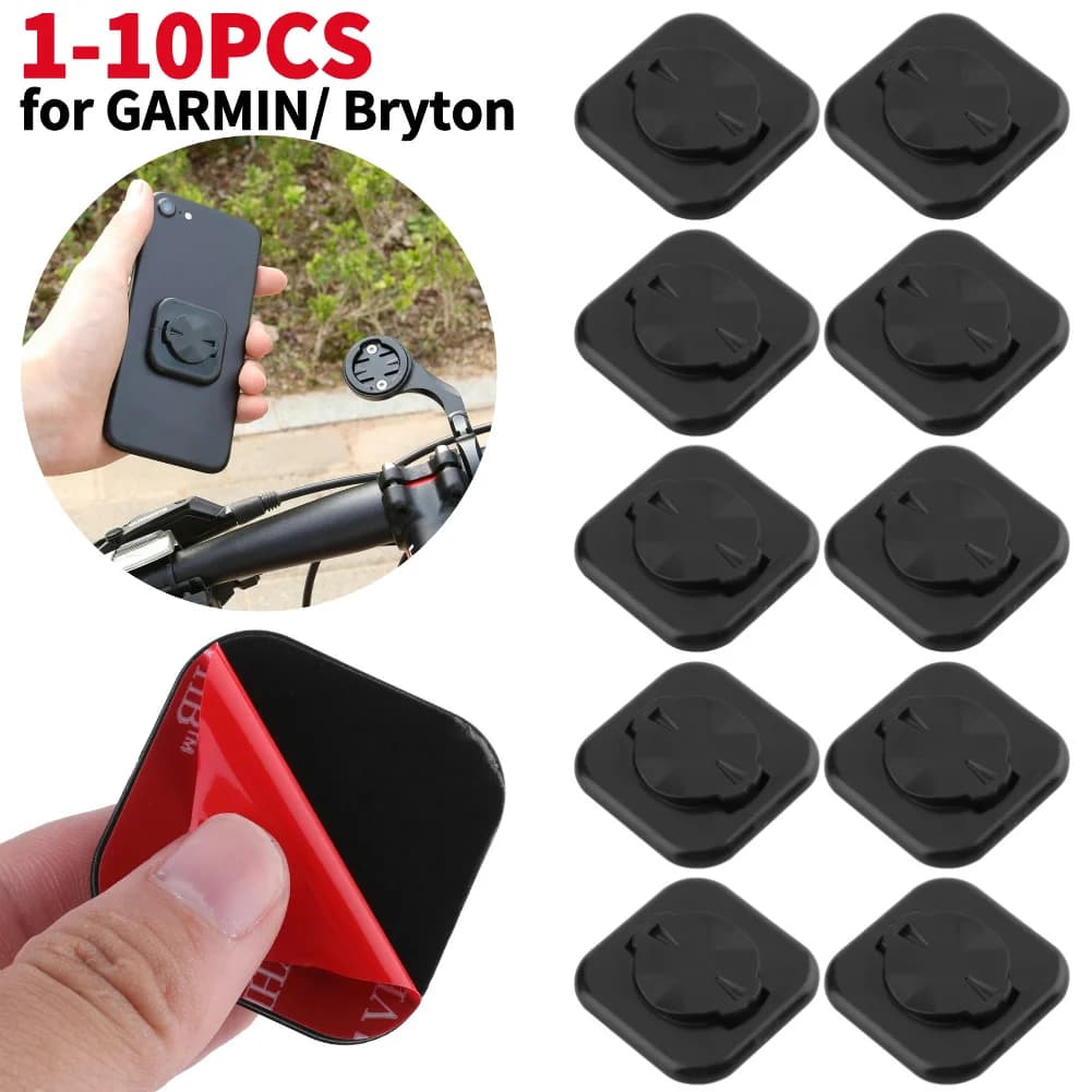 1-10PCS Bici Adesivo per telefono cellulare Adattatore per computer Staffa per supporto per telefono Supporti per cronometro Installa accessori per cellulari per Garmin