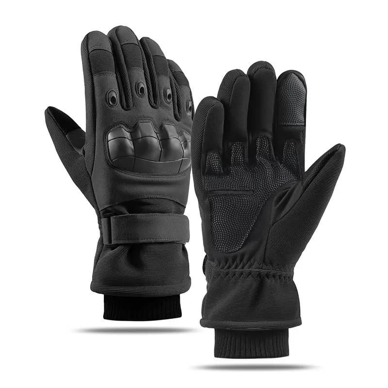 Guanti tattici invernali Guanti touch screen caldi per esterni Guanti da palestra Fitness Guanti a dita intere Guanti da ciclismo per moto impermeabili da uomo