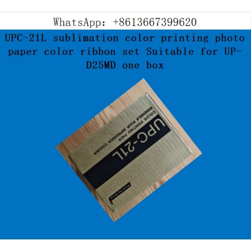UPC-21L sublimation color printing photo paper color ribbon set Suitable for UP-D25MD one box