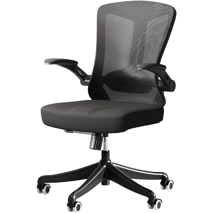 Sedia da ufficio direzionale Sedia da scrivania ergonomica e confortevole con schienale medio Sedia da gioco in stile gaming con altezza regolabile