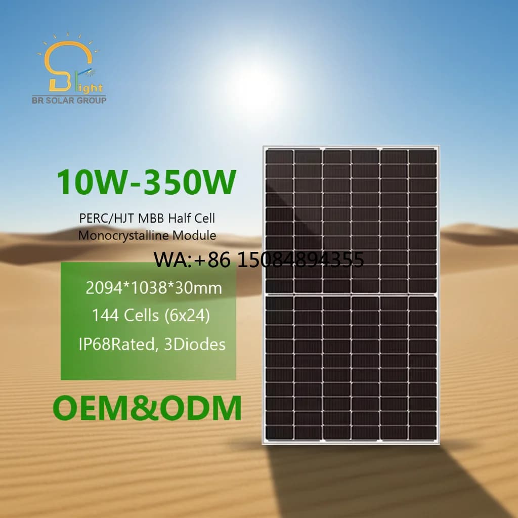 High Performance PERC Half Cell N-type Mono Solar Panels 360W 370W 380W for Solar Power System
